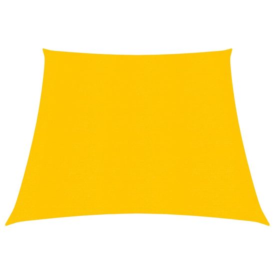 Vidaxl Senčno jadro 160 g/m2 rumeno 3/4x2 m HDPE