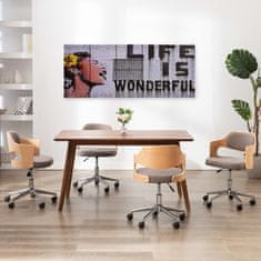 Vidaxl Slika na platnu wonderful večbarvna 200x80 cm