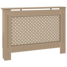 Greatstore Pokrov za radiator 112x19x81 cm mediapan