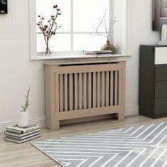 Vidaxl Pokrov za radiator 112x19x81 cm mediapan