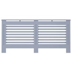 Greatstore Pokrov za radiator antraciten 172x19x81 cm mediapan