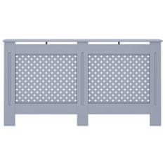 Vidaxl Pokrov za radiator antraciten 152x19x81 cm mediapan