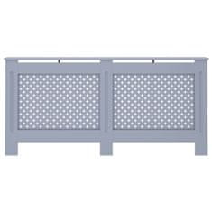 shumee Pokrov za radiator antraciten 172x19x81 cm mediapan