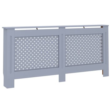 Vidaxl Pokrov za radiator antraciten 172x19x81,5 cm mediapan
