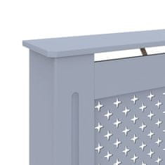 Vidaxl Pokrov za radiator antraciten 152x19x81 cm mediapan