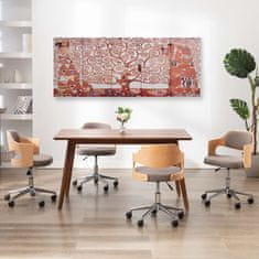 Vidaxl Slika na platnu rumeno drevo 200x80 cm