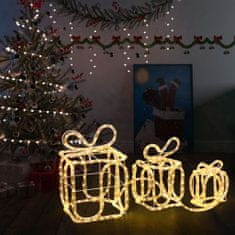 Greatstore Božična dekoracija darila s 180 LED lučkami notranje / zunanja