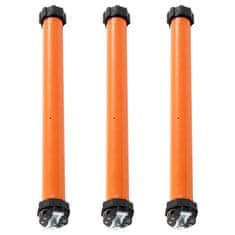 Vidaxl Cevni motorji 3 kosi 50 Nm