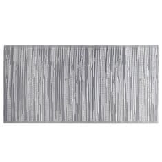 Vidaxl Zunanja preproga ARAKIL siva 120x180 cm PP
