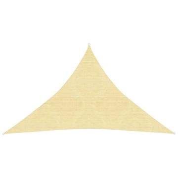 Vidaxl Senčno jadro 160 g/m² bež 3x3x4,2 m HDPE