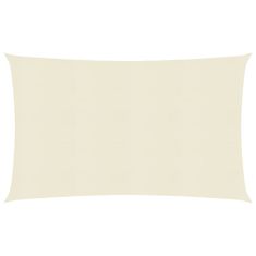 Vidaxl Senčno jadro 160 g/m2 krem 2x4,5 m HDPE