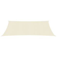 Vidaxl Senčno jadro 160 g/m2 krem 2x4,5 m HDPE