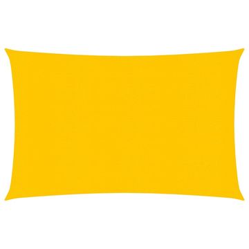 shumee Senčno jadro 160 g/m² pravokotno rumeno 4x5 m HDPE