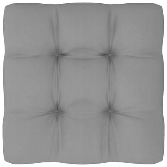 Vidaxl Blazina za kavč iz palet siva 80x80x12 cm