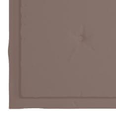 Vidaxl Blazine za vrtne stole 6 kosov taupe 40x40x4 cm oxford tkanina