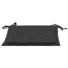 Vidaxl Blazine za vrtne stole 6 kosov črne 50x50x3 cm oxford tkanina