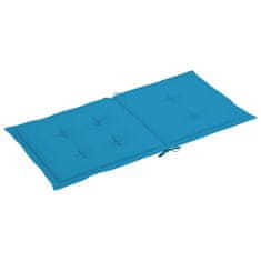 Vidaxl Blazine za vrtne stole 6 kosov modre 100x50x3 cm oxford tkanina