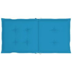Vidaxl Blazine za vrtne stole 6 kosov modre 100x50x3 cm oxford tkanina