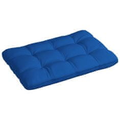 Vidaxl Blazina za kavč iz palet kraljevsko modra 120x80x12 cm blago