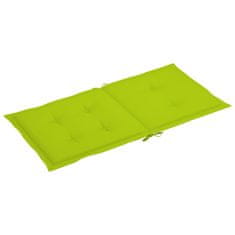 Vidaxl Blazine za vrtne stole 4 kosi svetlo zelene 100x50x3 cm oxford