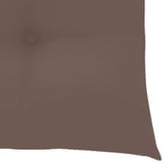Vidaxl Blazine za stole 4 kosi taupe 40x40x7 cm oxford tkanina