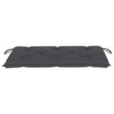 Vidaxl Blazina za vrtno klop antracitna 100x50x7 cm blago