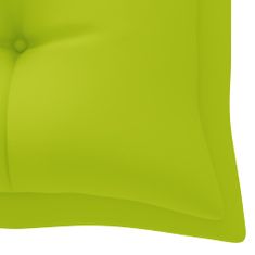 Vidaxl Blazina za gugalnico svetlo zelena 180 cm blago