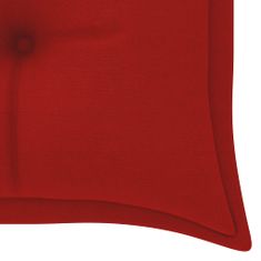 Vidaxl Blazina za gugalnico rdeča 150 cm blago