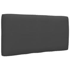 Vidaxl Blazina za kavč iz palet antracitna 80x40x12 cm