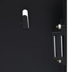 shumee Omarica za ključe z magnetno tablo črna 35x35x5,5 cm