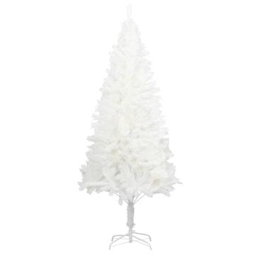 shumee vidaXL Umetna novoletna jelka z realističnimi iglicami bela 150 cm