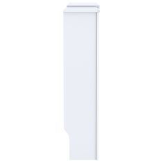 Vidaxl Pokrov za radiator MDF bel 205 cm