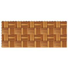 Vidaxl 10 kosov talnih plošč iz akacije 30 x 30 cm