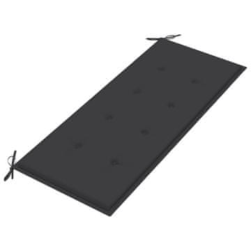 Vidaxl Blazina za vrtno klop antracit 120x50x4 cm oxford tkanina