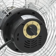 Vidaxl Talni ventilator 3 hitrosti 40 cm 40 W krom