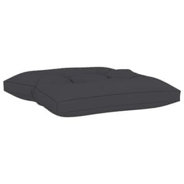 Vidaxl Blazina za kavč iz palet antracit 60x61,5x10 cm blago