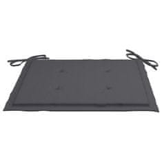 Vidaxl Blazine za vrtne stole 4 kosi antracitne 40x40x4 cm