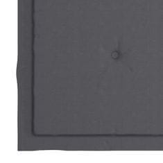 Vidaxl Blazine za vrtne stole 4 kosi antracitne 40x40x4 cm