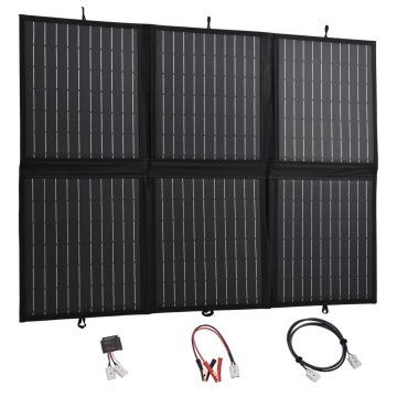 Vidaxl Zložljiv solarni polnilnik 120 W 12 W
