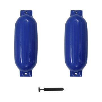 Vidaxl Odbijač za čoln 2 kosa modre barve 69x21,5 cm PVC