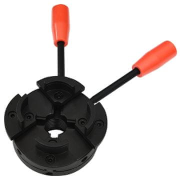 Vidaxl Vpenjalna glava za les s 4 čeljustmi z M33 priključkom 100 mm