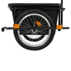 shumee Tovorna kolesarska prikolica črna 50 L