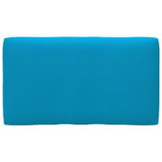 Vidaxl Blazina za kavč iz palet modra 70x40x12 cm