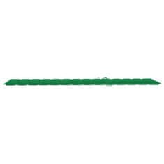 Vidaxl Blazina za ležalnik zelena 200x50x4 cm blago