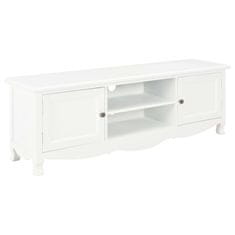 Vidaxl TV omarica bela 120x30x40 cm iz lesa