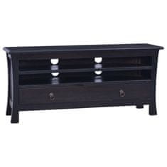 Vidaxl TV omarica barva svetlo črne kave 100x30x45 cm trden mahagonij