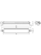 Osram LEDriving Lightbar FX500-SP LEDDL104-SP 12/24V 36W