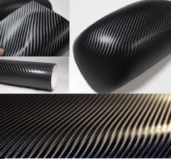 Toraz 4D ogljikova folija 100 cm x 152 cm črna