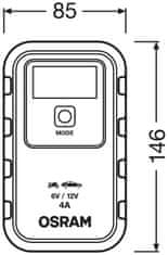 Osram Polnilec baterij OEBCS904 4-amperski