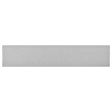 Vidaxl vidaXL Preproga, svetlo siva, 80x400 cm